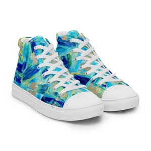Image of "Prism" Men’s high top canvas shoes
