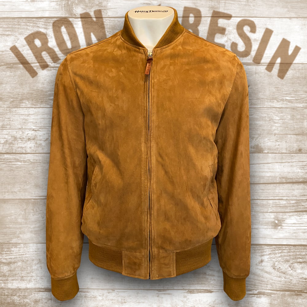 Image of IRON&RESIN GOAT SUEDE BOMBER JACKET