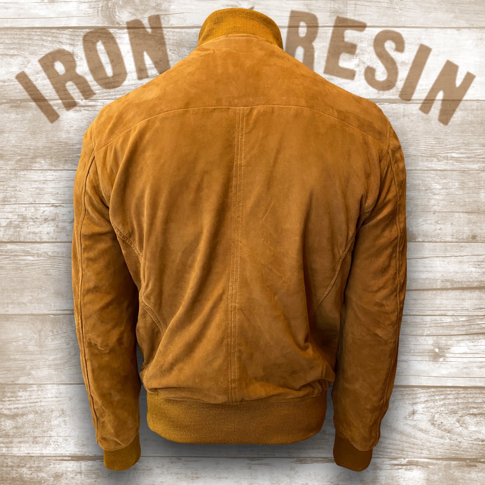 Image of IRON&RESIN GOAT SUEDE BOMBER JACKET