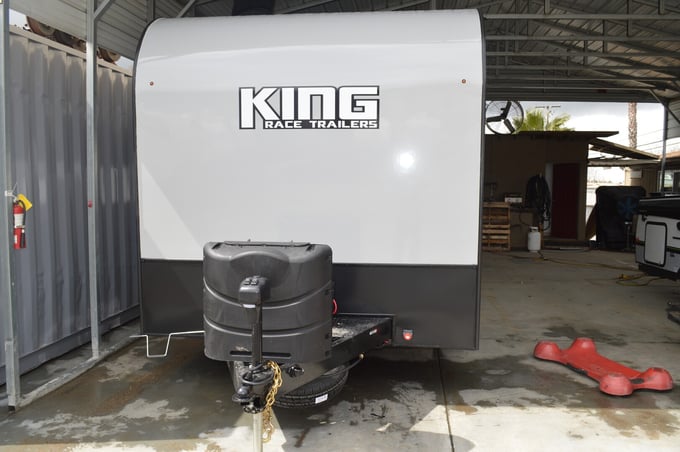 Image of 2024 King Race Trailer 26FK Grey and Black Trim Package