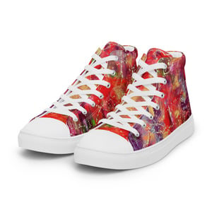 Image of "Spectacle" Women’s high top canvas shoes