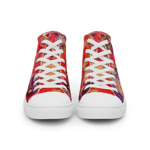 Image of "Spectacle" Women’s high top canvas shoes