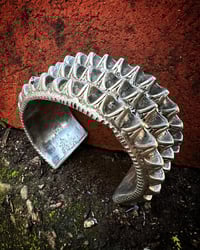 Image 2 of WL&A Triple Holy Mountain Punkero Cuff - Size 7.5" Wrist - 350 Grams