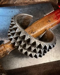 Image 4 of WL&A Triple Holy Mountain Punkero Cuff - Size 7.5" Wrist - 350 Grams