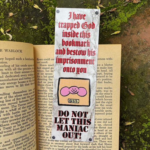 Image of Trapped God Bookmark [set of five]