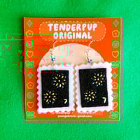 Image 1 of Spring Fireworks Stamp Earrings