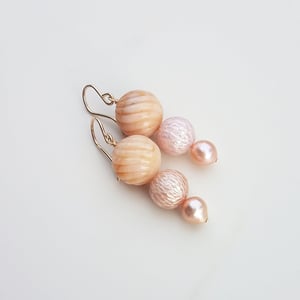 Opal & Fresh Water Pearl Earrings
