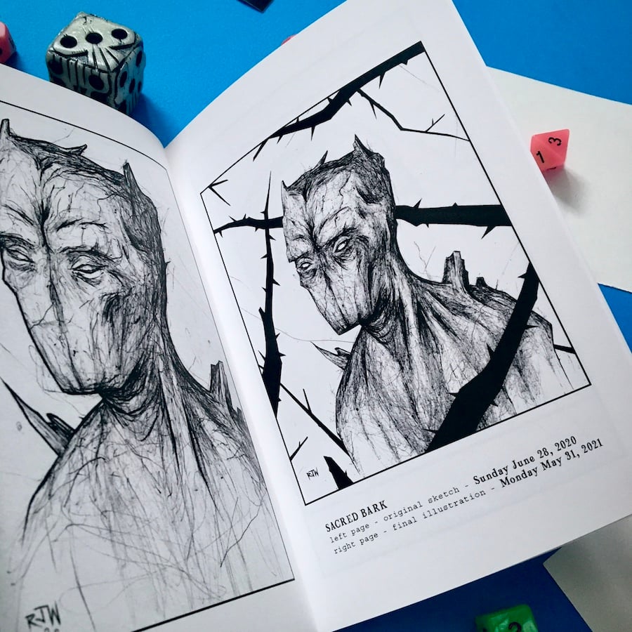 Image of Ink Sketches Vol. 2 (chapbook / zine)