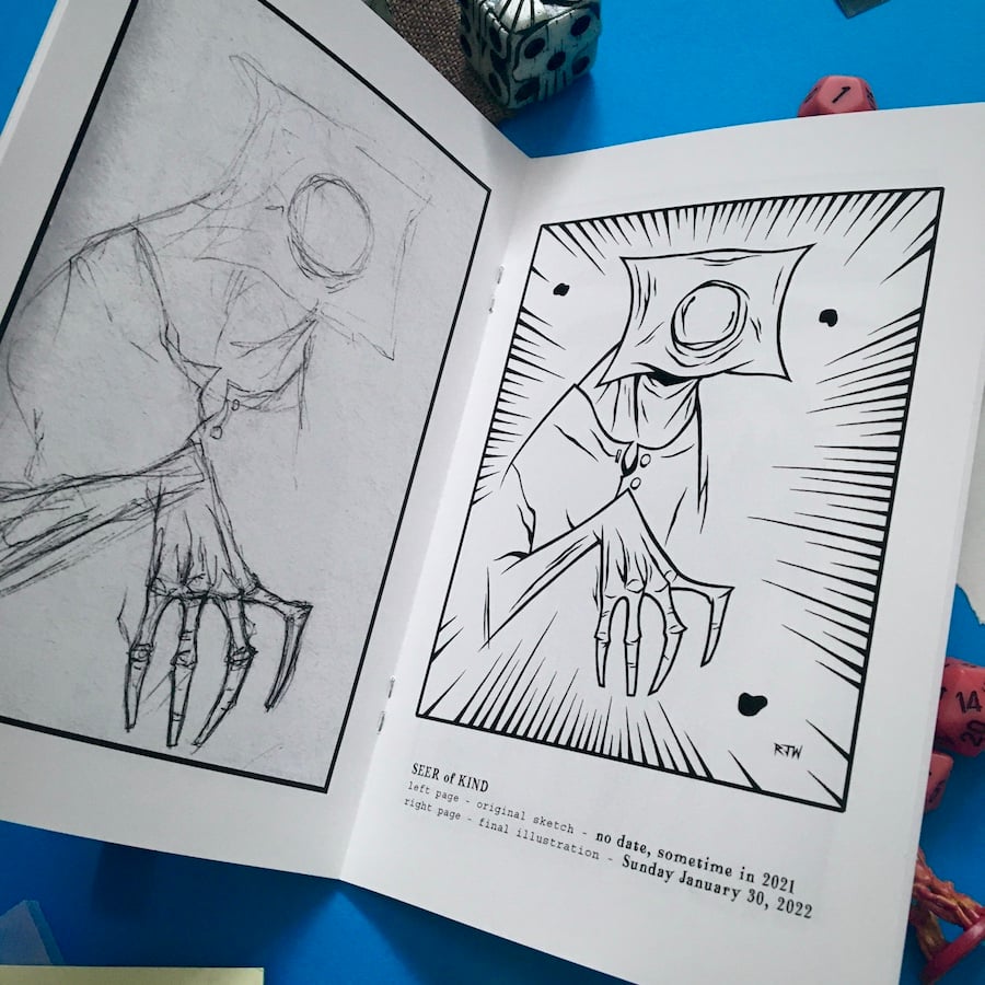 Image of Ink Sketches Vol. 2 (chapbook / zine)