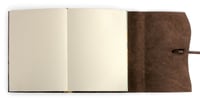 Image 2 of Cavallini & Co. Chocolate Leather Roma Lussa Journal 