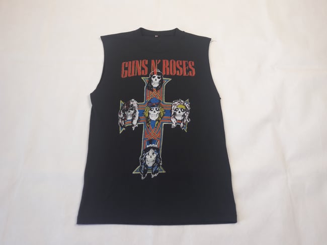 1987 Guns N Roses Tour Cut Off T-Shirt