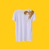 Swirly Sequin T-shirt in Gold (M) UK 12-14 