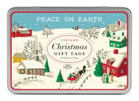 Image 1 of Cavallini & Co. Peace on Earth Vintage Glittered Gift Tag Set​​