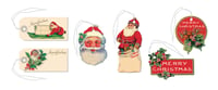 Image 2 of Cavallini & Co. Vintage Christmas Glittered Gift Tag Set​​