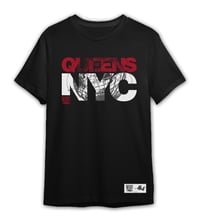 Image 1 of QUEENS NYC TEE LIMITED EDITION - BLACK (DROP #1)