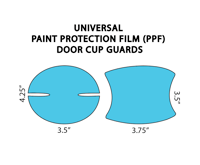 Universal Door Cup Guards - Paint Protection Film (PPF) 