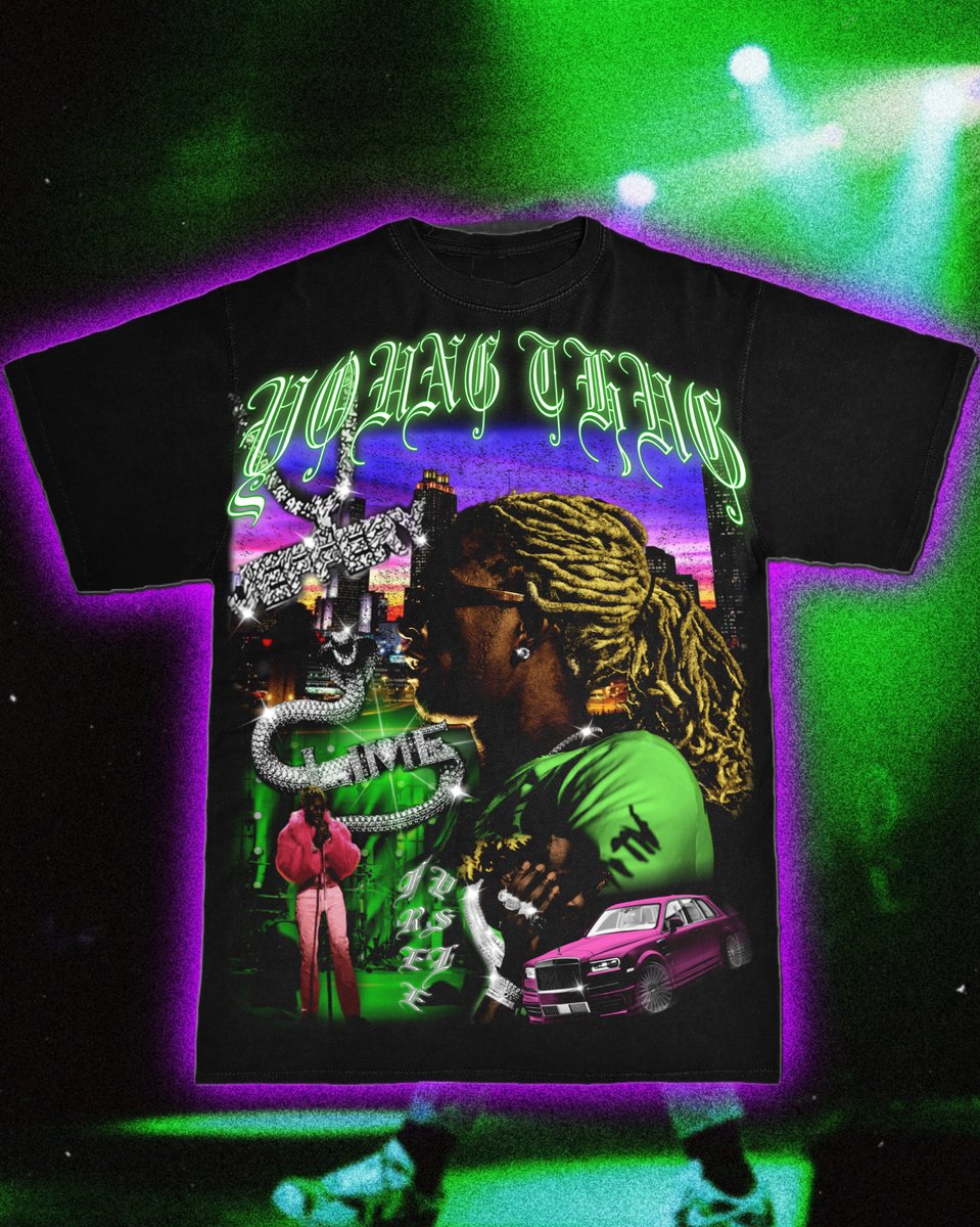 FREE THUGGA TEE (BLACK) VLNOUS FREE THUGGA TEE (BLACK) VLNOUS