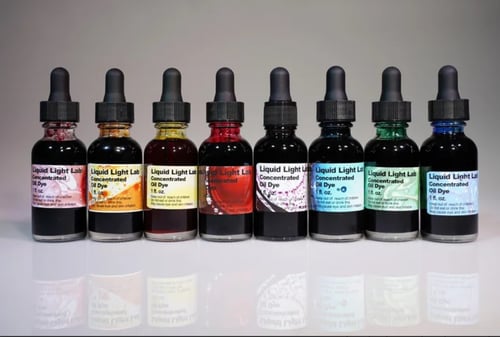 Image of 8 Color Set - 1 Oz. Concentrated Oil Dyes for Liquid Light Shows