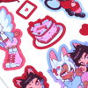 Bunny & Kitty Sticker Sheet