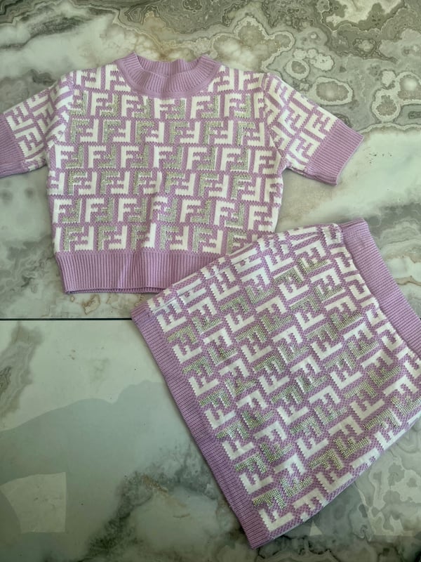 Image of Purple Bling Set