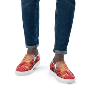 Image of "Spectacle" Men’s slip-on canvas shoes