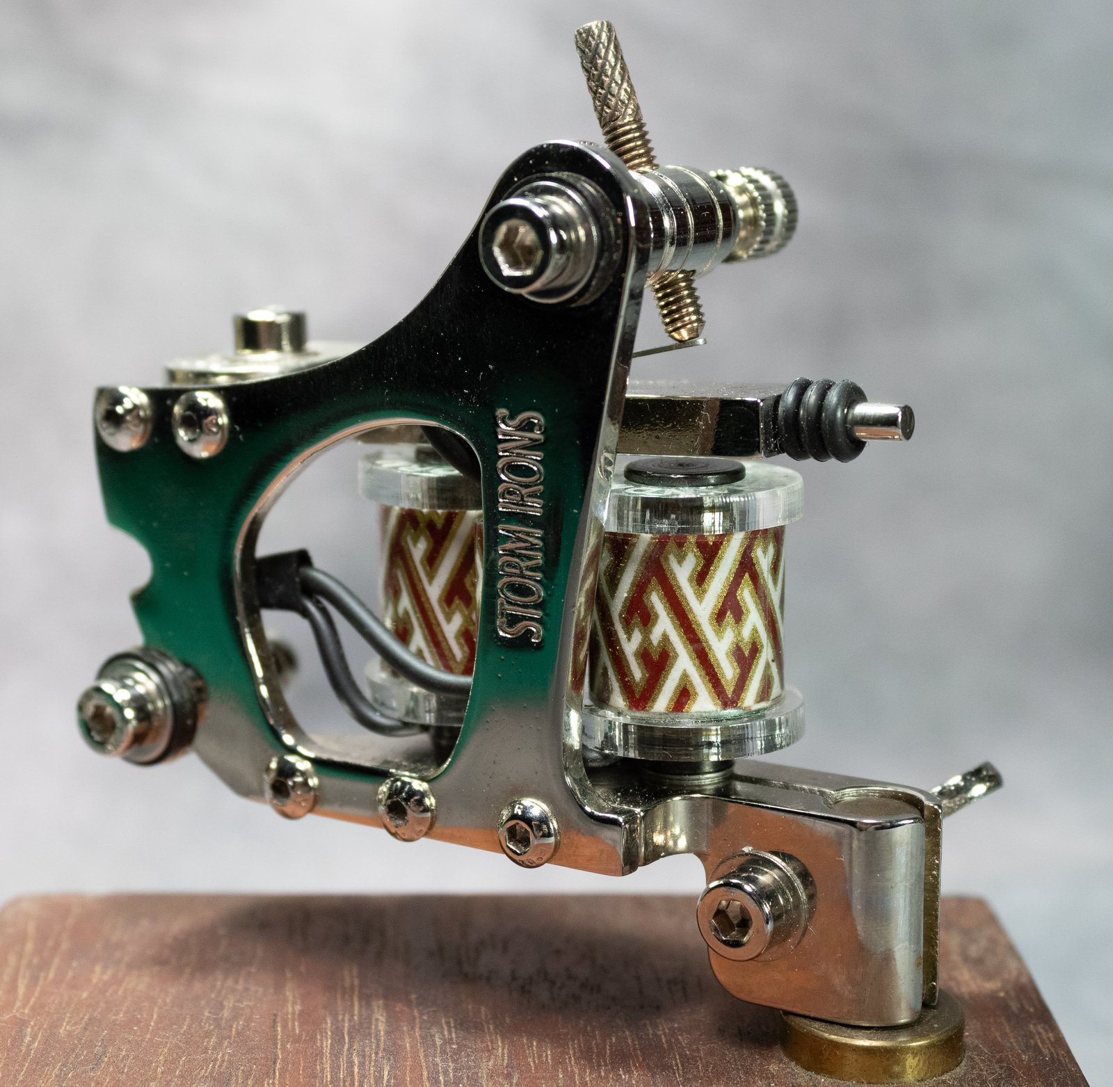 Handmade Custom D20 Jensen Shader Tattoo Machine Carved Dungeons and  Dragons | eBay