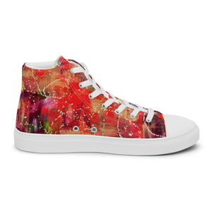 Image of "Spectacle" Men’s high top canvas shoes