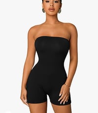 BLACK TRENDY ROMPER