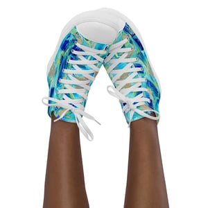 Image of "Prism" Women’s high top canvas shoes 