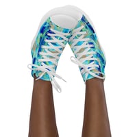 Image 2 of "Prism" Women’s high top canvas shoes 
