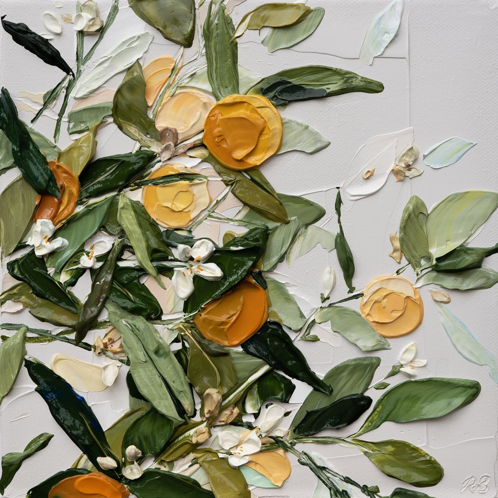Image of ORANGE BRANCHES- GICLÉE PRINT