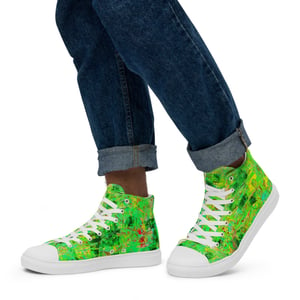 Image of "Moss" Men’s high top canvas shoes 