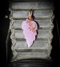 Image 3 of Purple Jade Wrapped in Copper