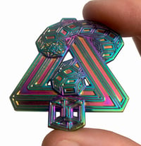 Geometric Questions- Raw Anodized Pin