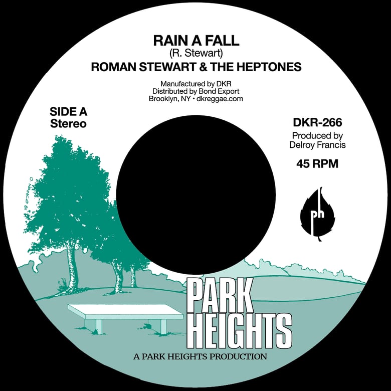 Image of Roman Stewart & The Heptones - Rain a Fall 7" (Park Heights) 