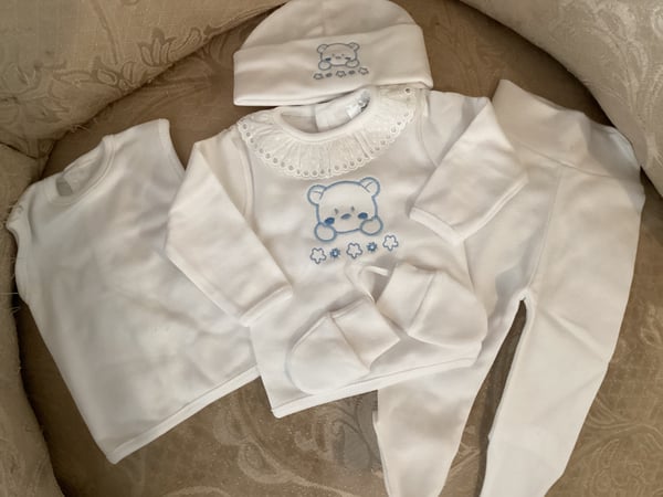 Image of Baby Teddy 5 piece set Blue 