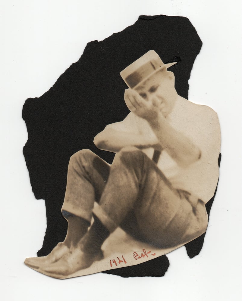 Image of Anonymous: collage portrait of Bob, USA ca. 1921