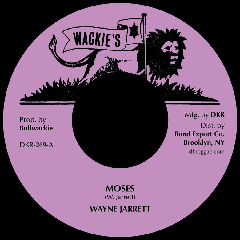Image of Wayne Jarrett - Moses 7" (Wackie's)