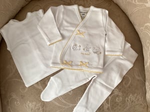 Image of Baby outfit set bunny design unisex newborn 