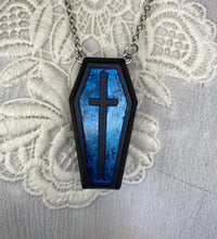 Image 1 of Protection Coffin Gris Gris Necklace by Ugly Shyla