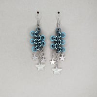 Staggered Shooting Star Earrings