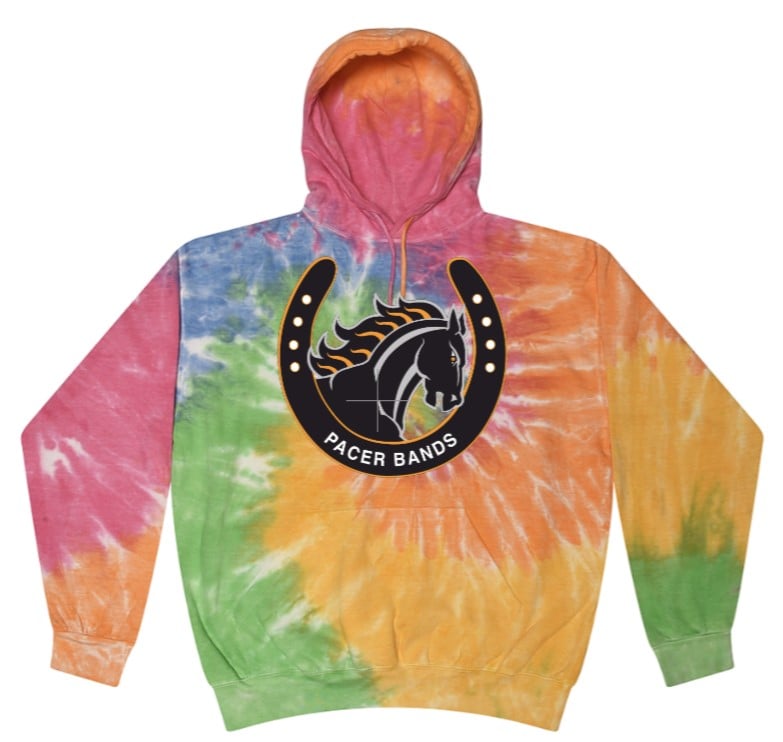 Image of Pacer Band Tie Dye Tee & Hoodie