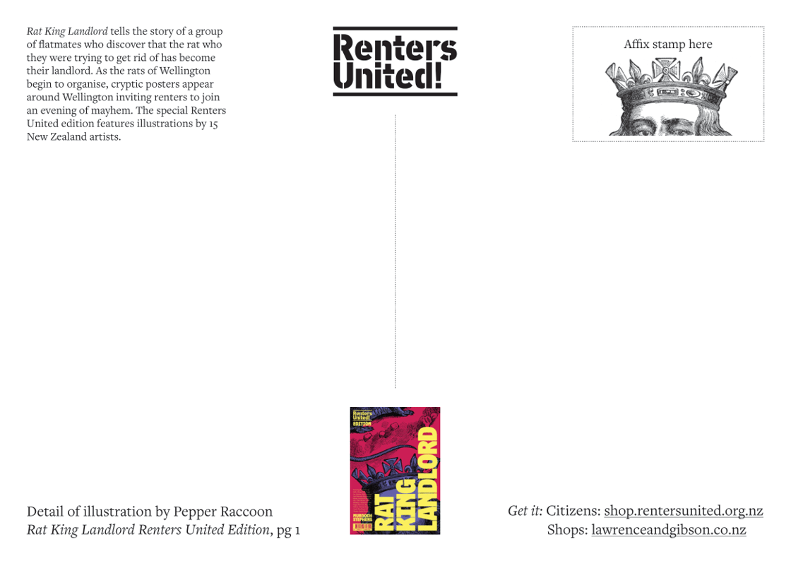 Image of Rat King Landlord: The Postcards