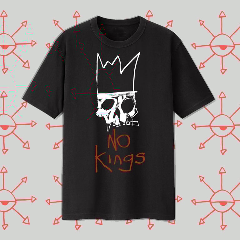 NO KINGS T-shirt 2color print