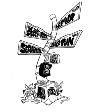 Image 1 of NYC Street Corner: "The Boogie Down" Archival Print, Limited Edition of 20 - 11 x 17"