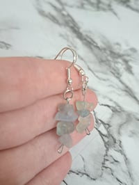 Image 2 of Fluorite Dangle Earrings