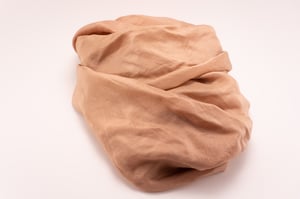 Large Eco-Dyed Silk Scarf - "Desert Sky"