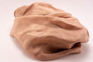 Large Eco-Dyed Silk Scarf - "Desert Sky"