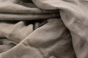 Large Eco-Dyed Silk Scarf - "Soft Sage"