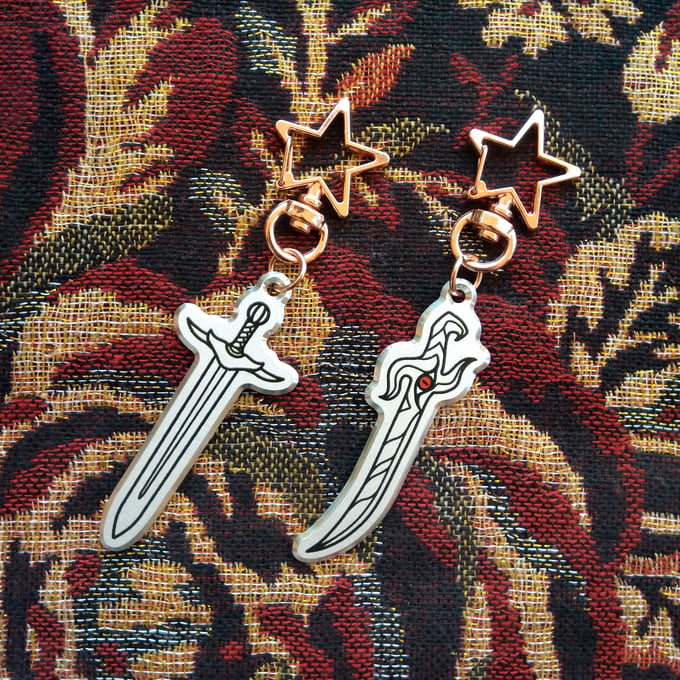 Image of [Mixed P4P] Metal Sword Keychains
